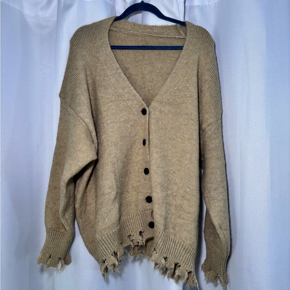 Women's Tan Sweater